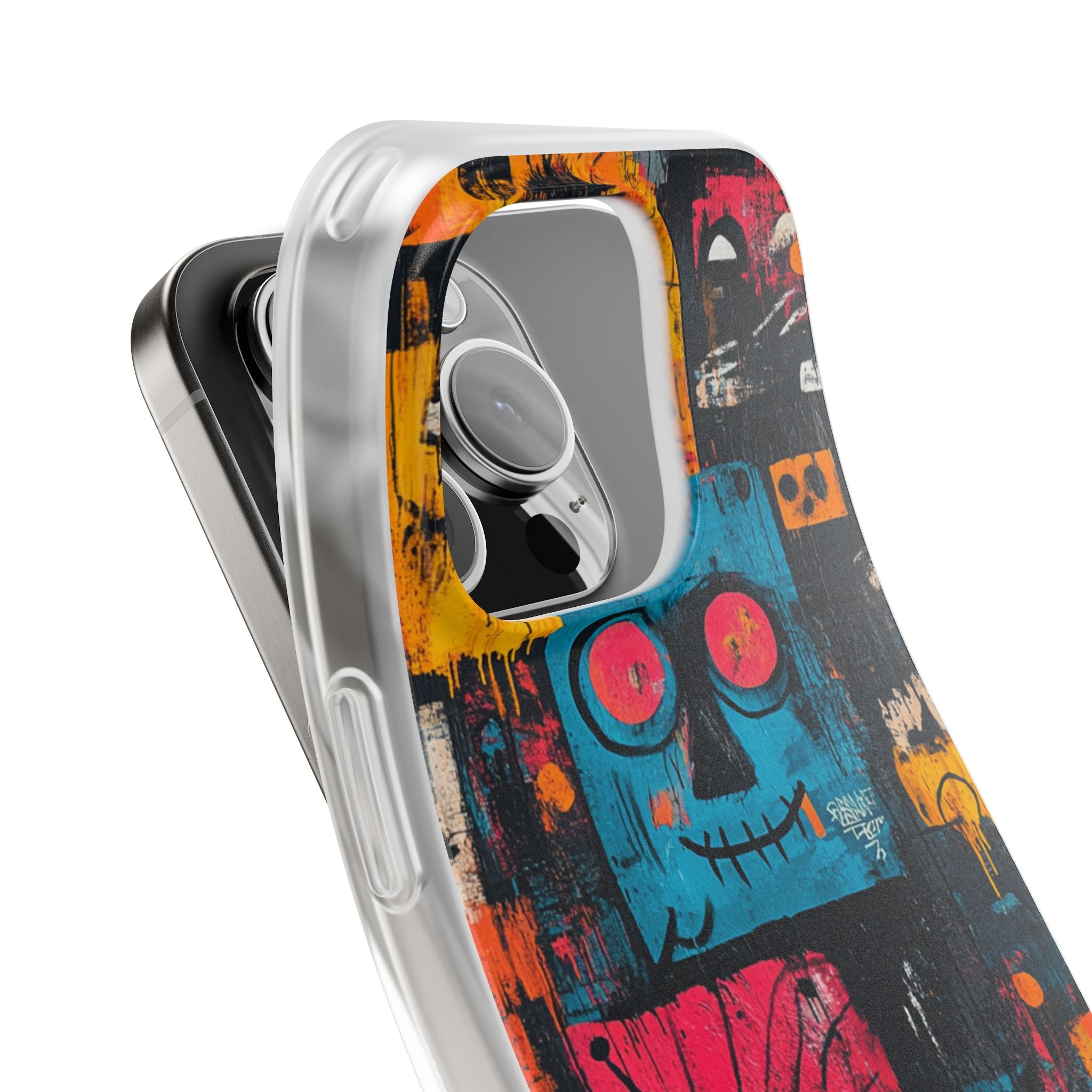 Blue Stitch Smile iPhone 16 Pro Case - Soft