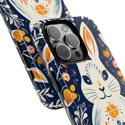 Floral Rabbit Joy - iPhone Case