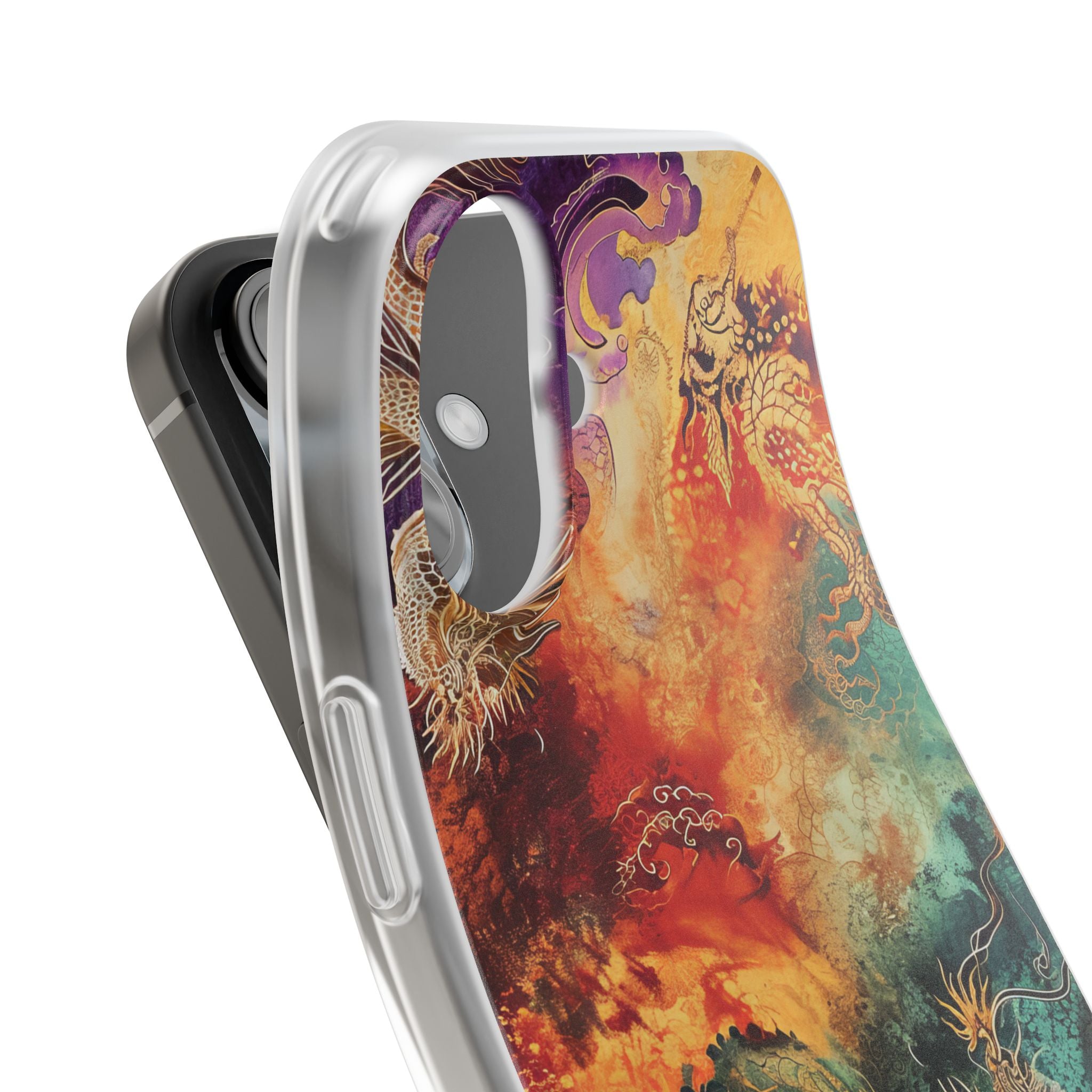 Dragon Ember iPhone 16 Case - Soft