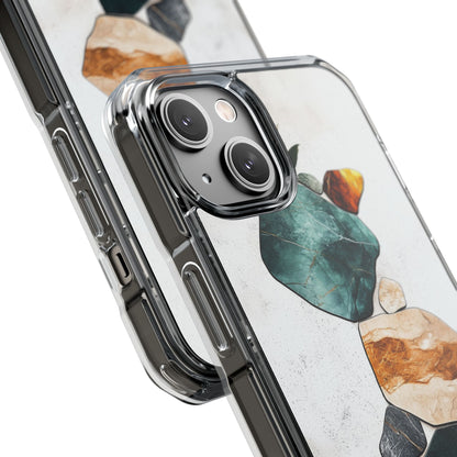 Stone Shapes Embrace iPhone Case - Impact