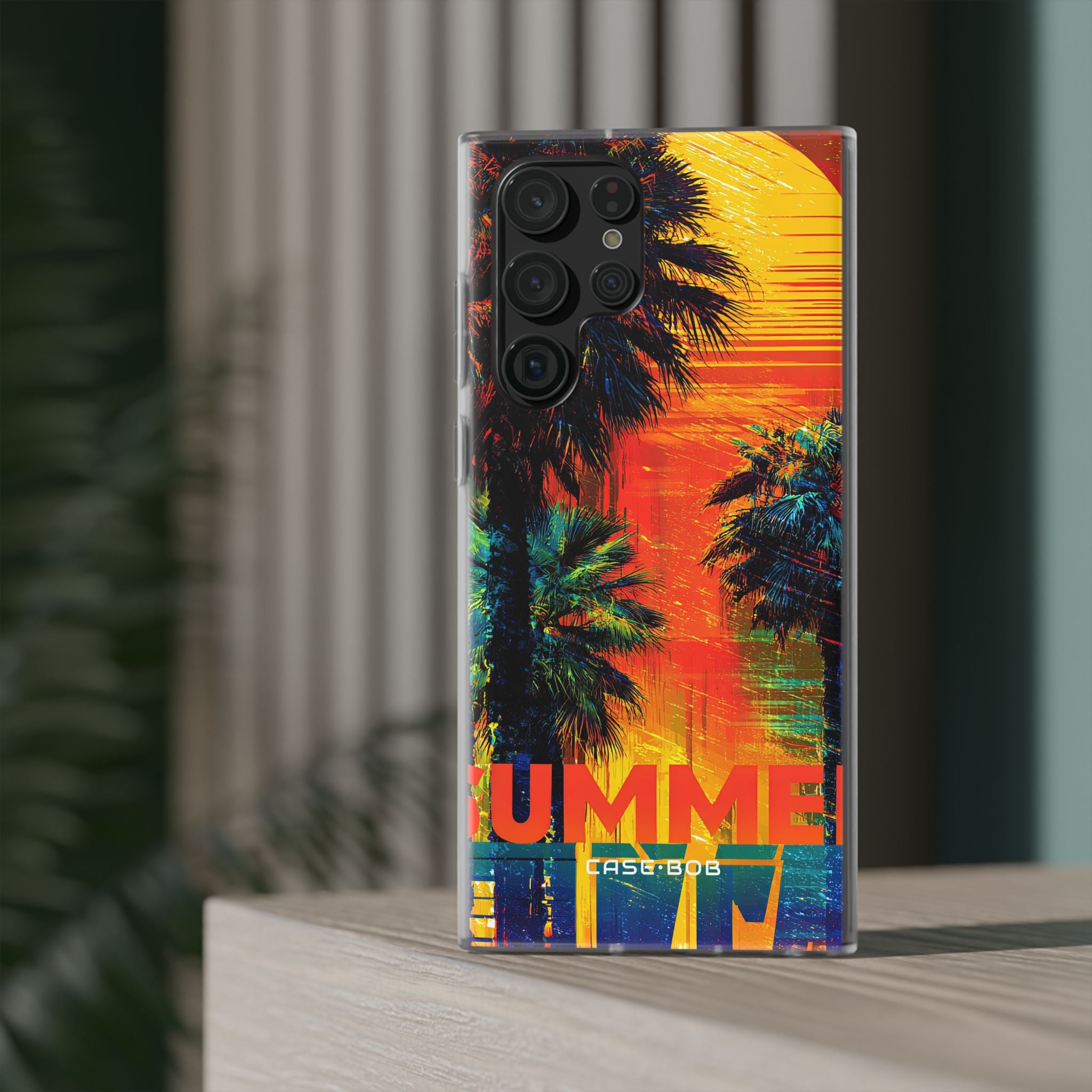 Tropical Sunburst Samsung S22 Ultra Case - Soft
