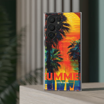 Tropical Sunburst Samsung S22 Ultra Case - Soft