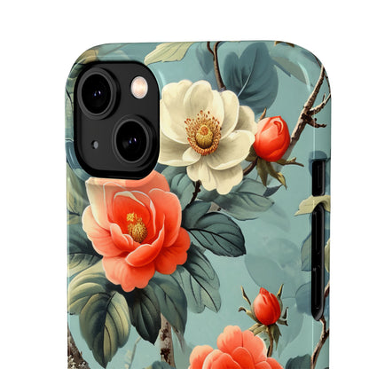 Vintage Floral Romance iPhone 14 - Slim Phone Case