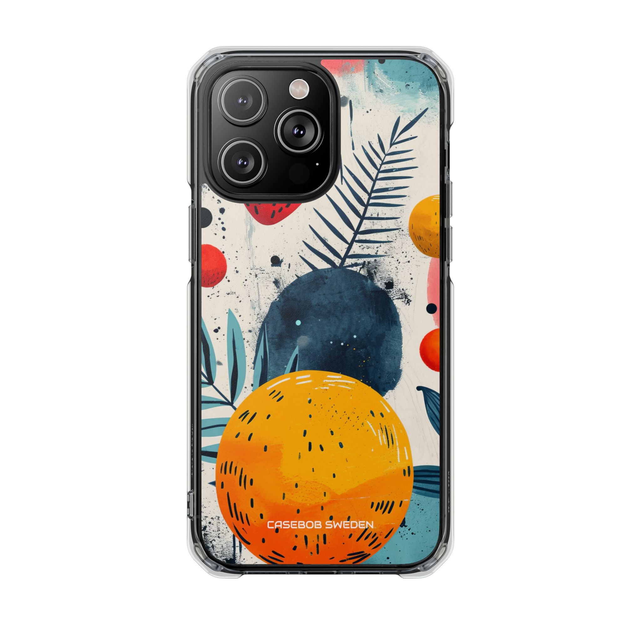 Vibrant Fruit Canvas - Clear Impact iPhone 14 Phone Case