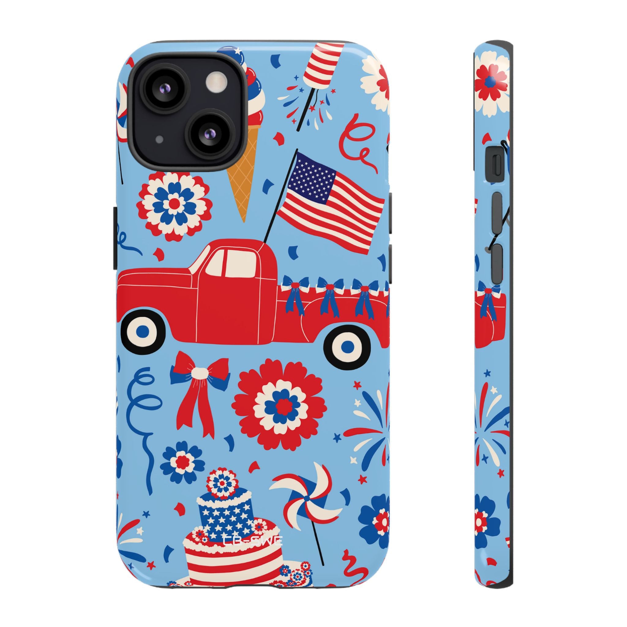 Festive Truck Parade - iPhone Case