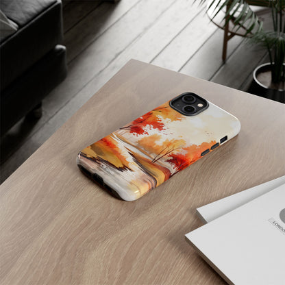 Autumn Leaves Dance - iPhone Case