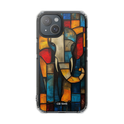 Elephant Shapes Dance iPhone Case - Impact