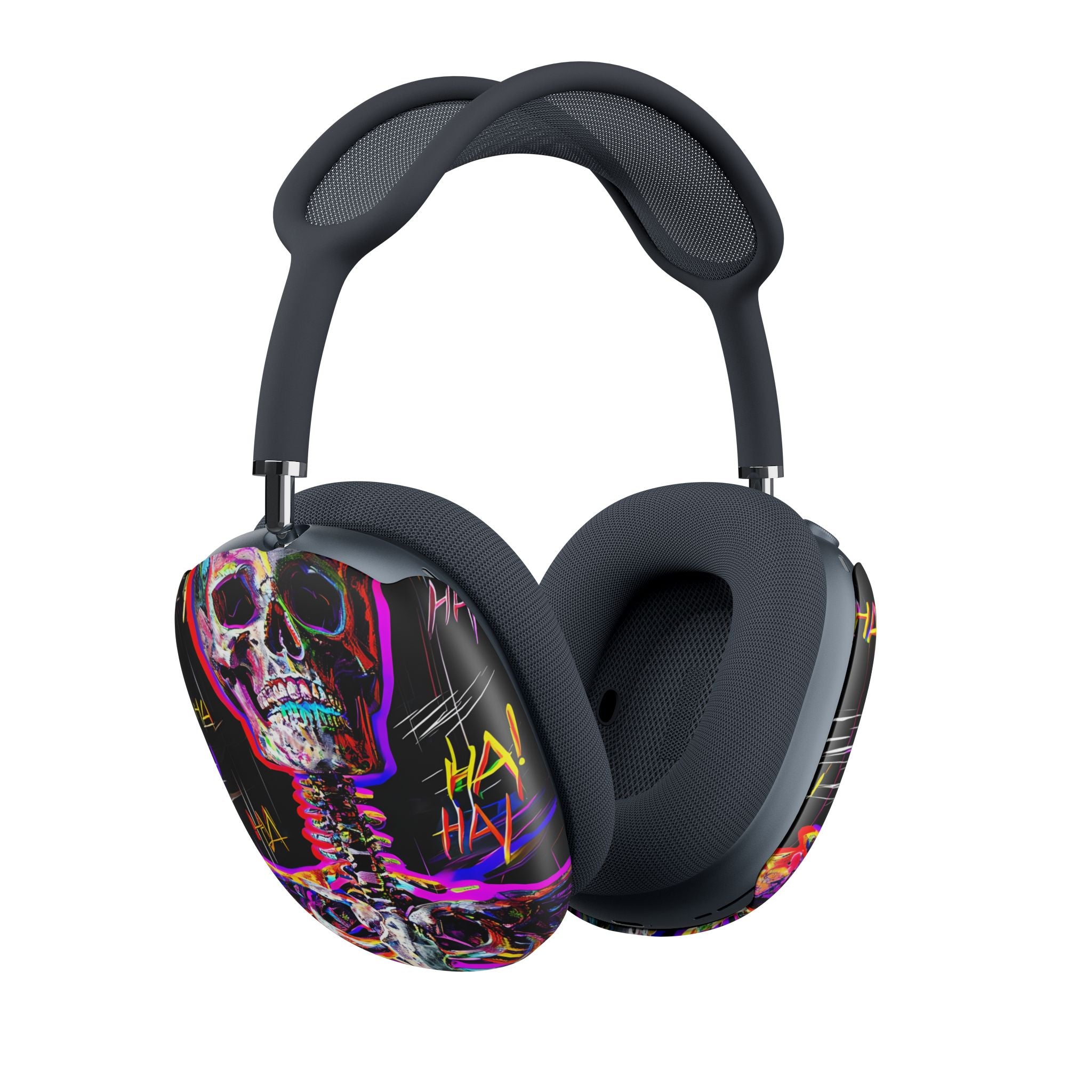 Neon Skeleton Laughter - AirPod Max Case