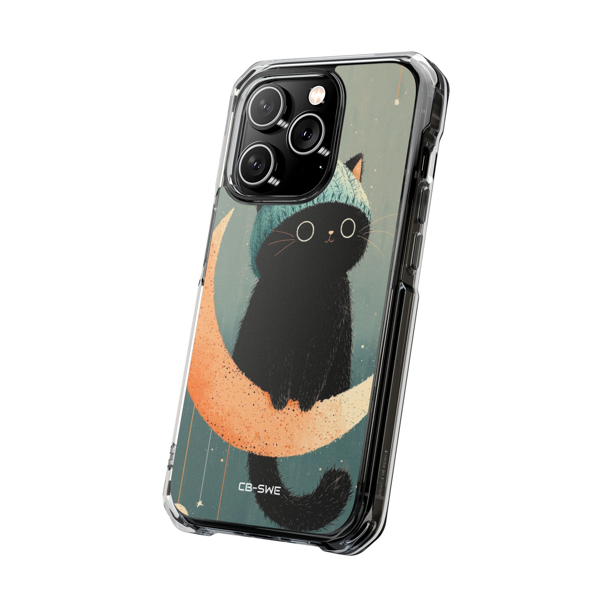 Cat Sits Dreaming iPhone Case - Impact