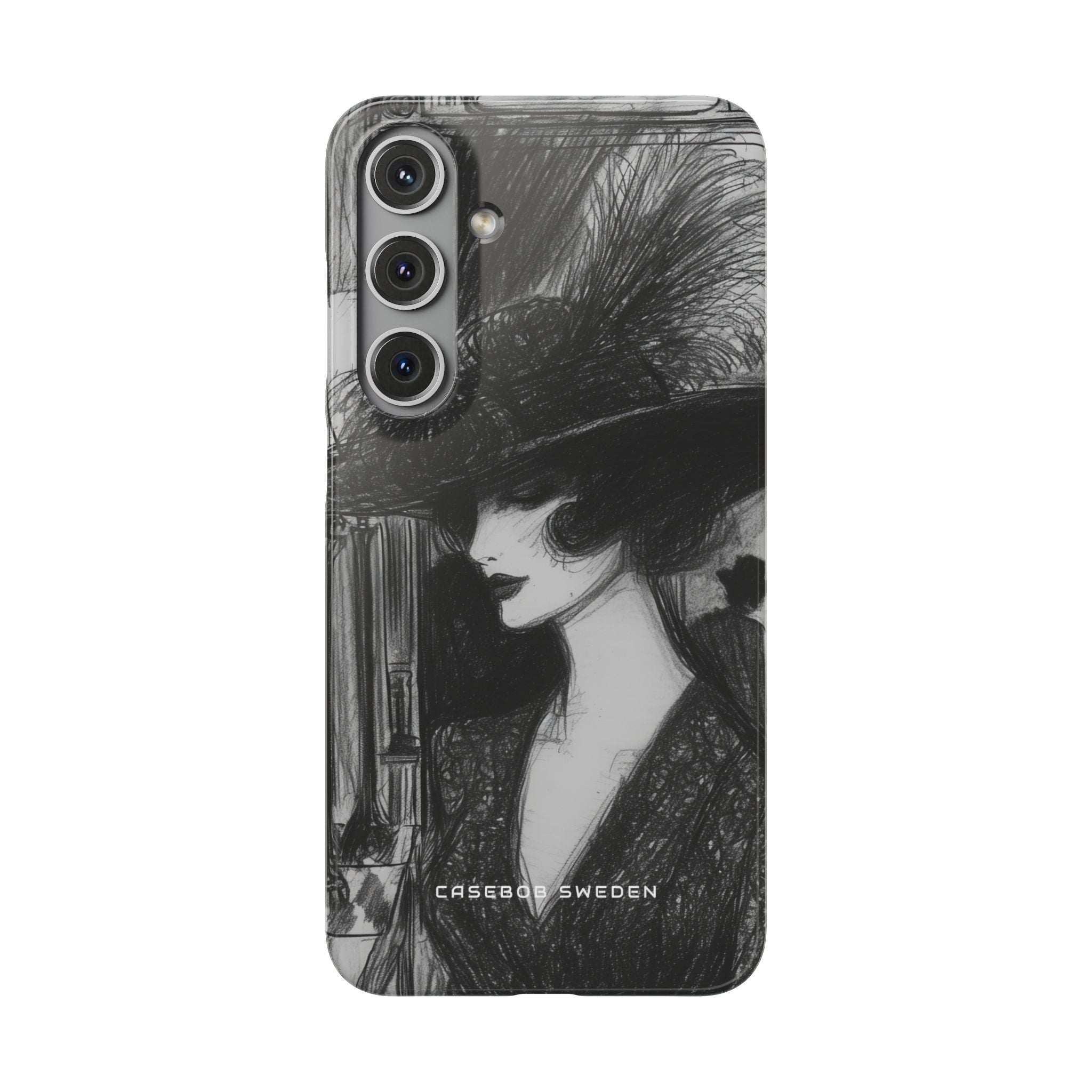 Timeless Elegance in Monochrome Samsung S24 - Slim Phone Case