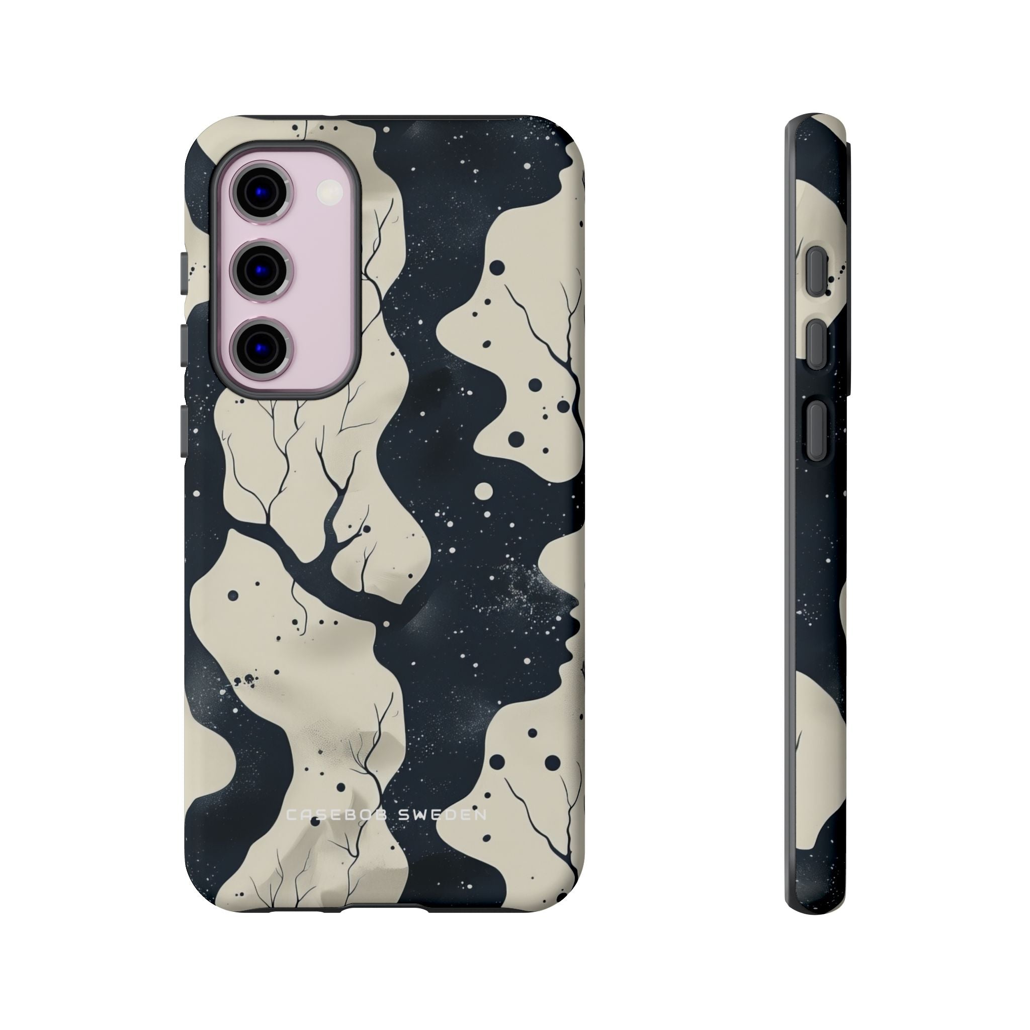 Organic Fluid Silhouettes with Cosmic Depth Samsung S23 - Tough Phone Case