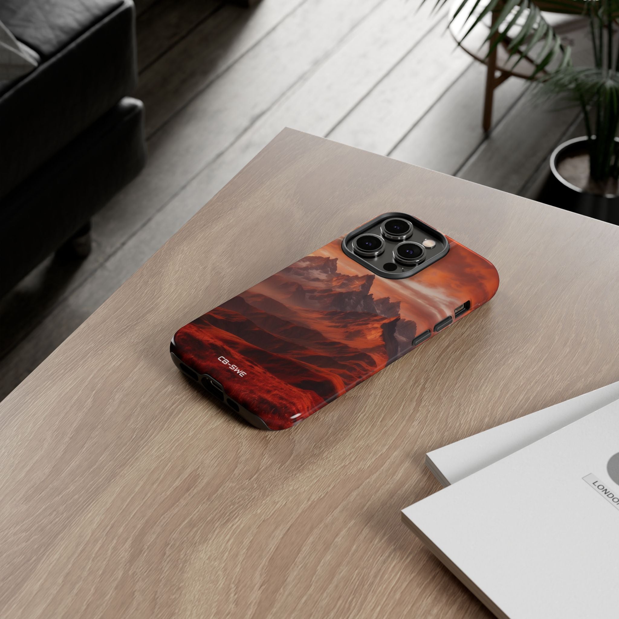 Mountain Peaks Glowing - iPhone Case