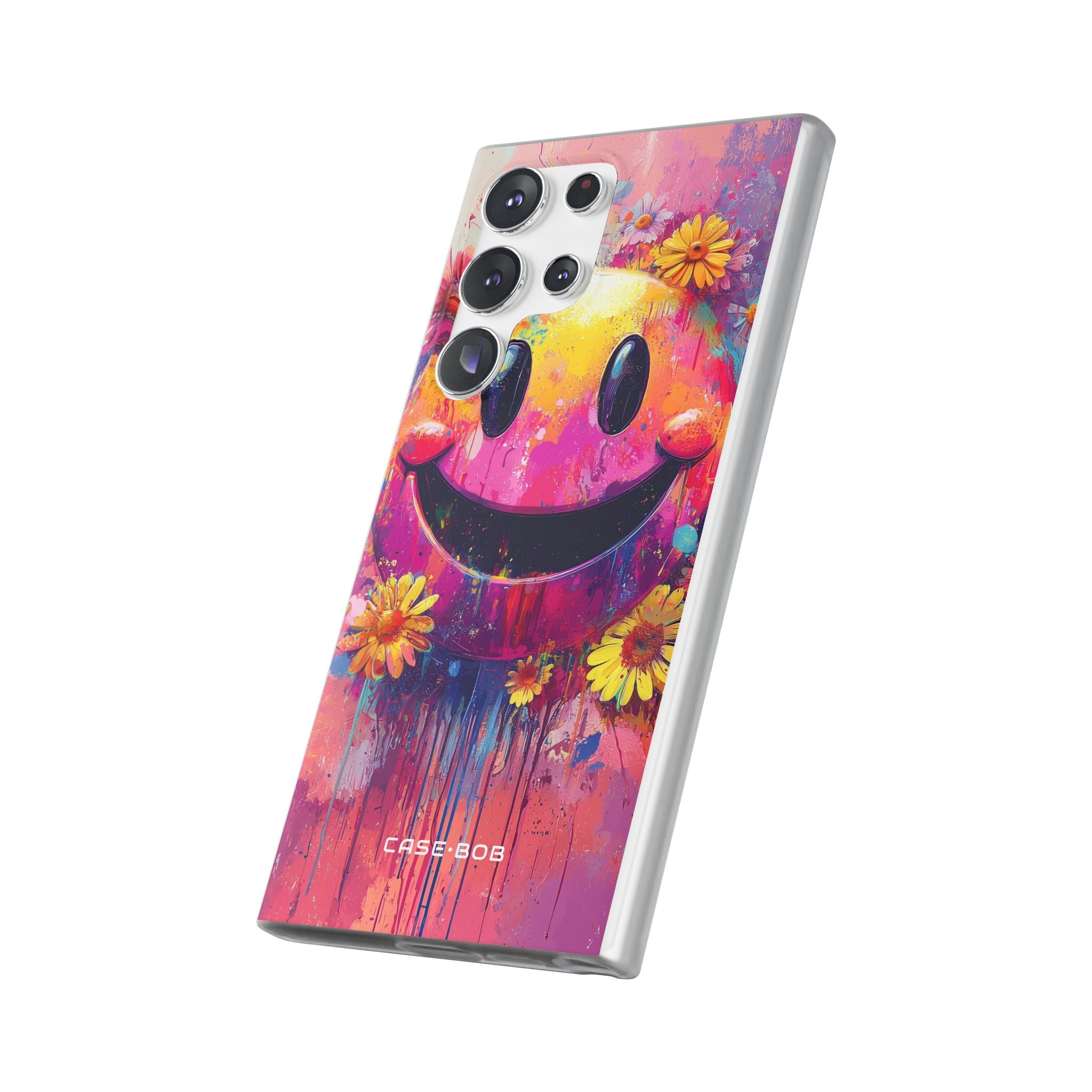 Smiley Bloom Samsung S23 Ultra Case - Soft