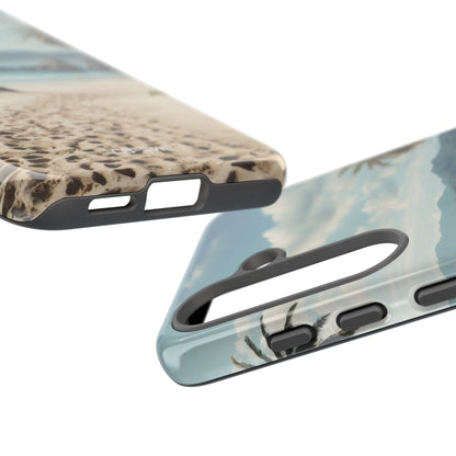 Footprints Trace Sand - Samsung Case