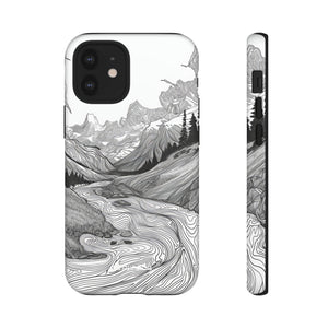 Monochrome Serenity | Protective Phone Case for iPhone