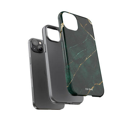 Emerald Veins Flow - iPhone Case