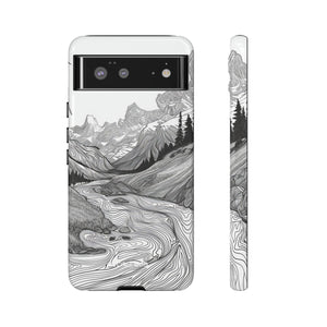 Monochrome Serenity | Protective Phone Case for Google Pixel