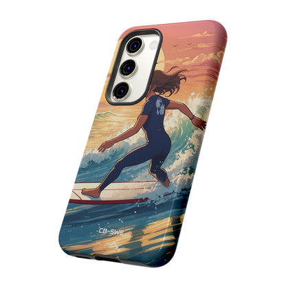 Surfing Into Sunset - Samsung Case