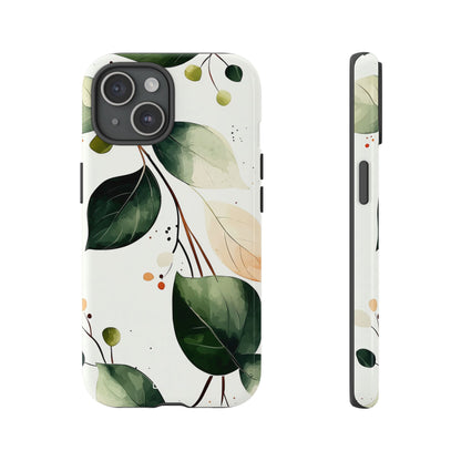 Botanical Leaf Arrangement - iPhone Case