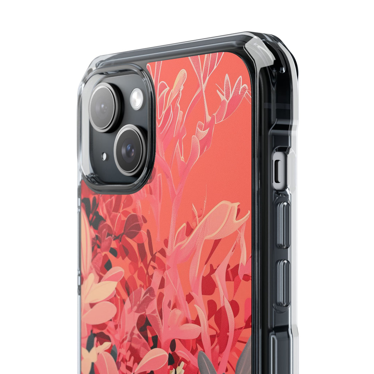 Living Coral  | Phone Case for iPhone (Clear Impact Case - Magnetic)