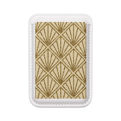 Golden Fan Sparkle Wallet – MagSafe Ready