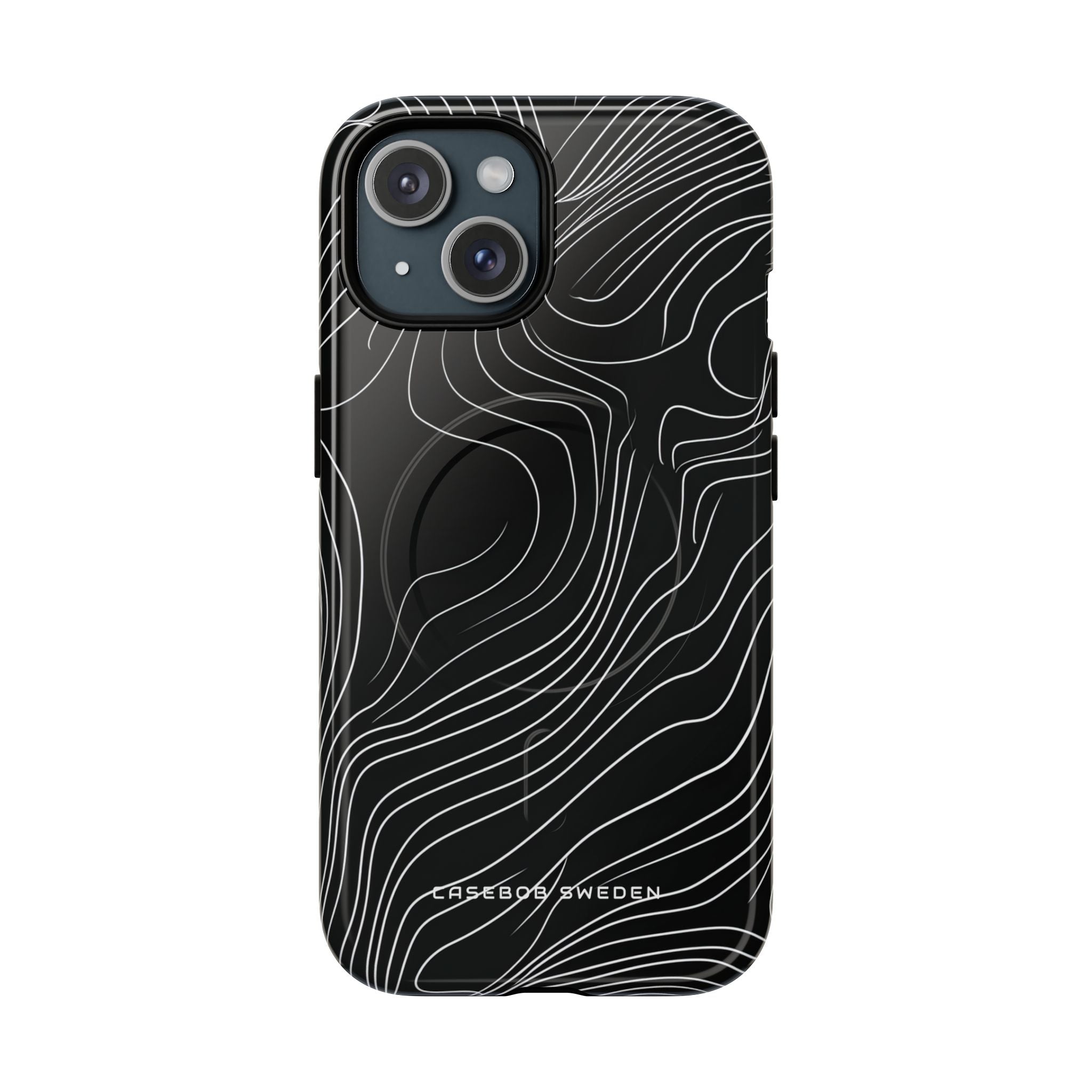 Contour Waveform Flow iPhone 15 | Tough+ Phone Case