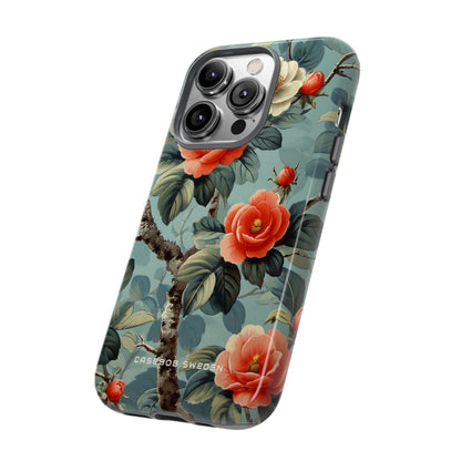 Vintage Floral Romance iPhone 14 - Tough Phone Case