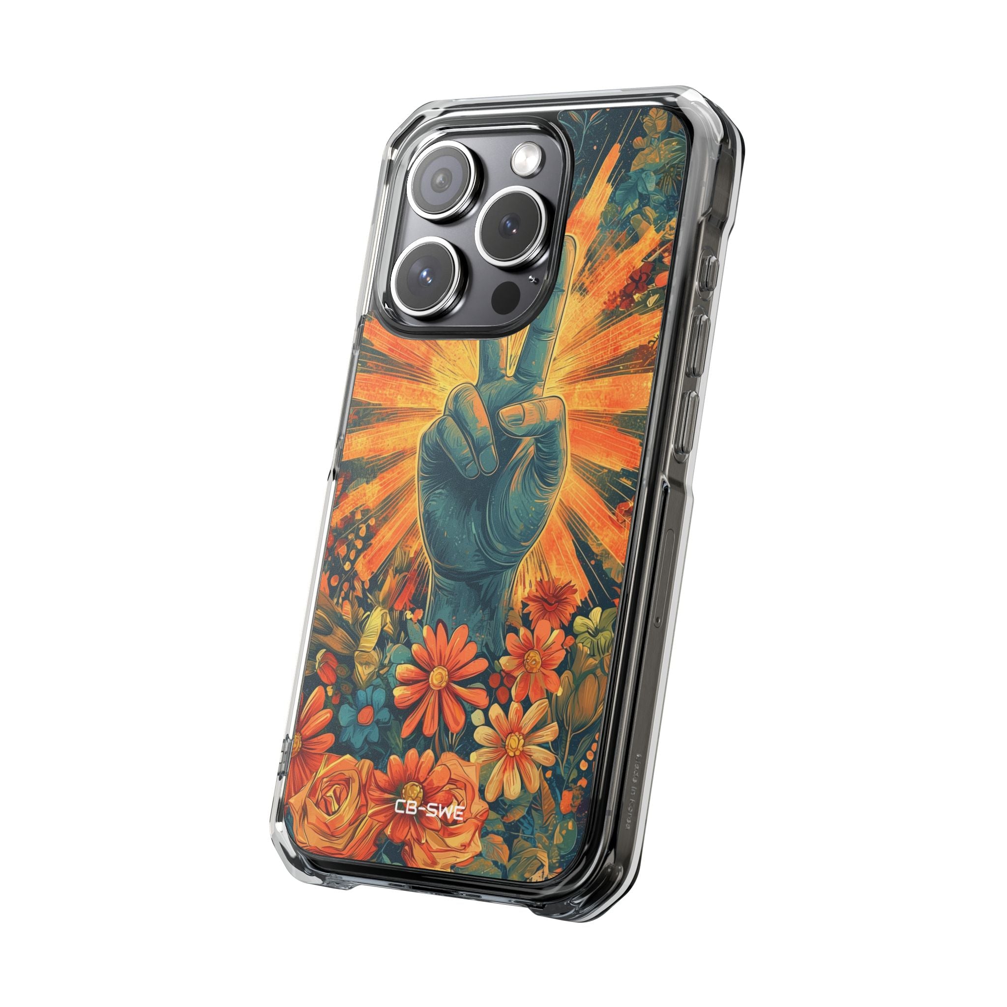Flowers Embrace Peace iPhone Case - Impact