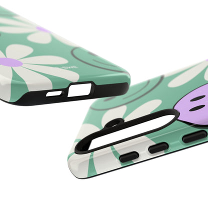 Playful Retro Blooms - Samsung Case