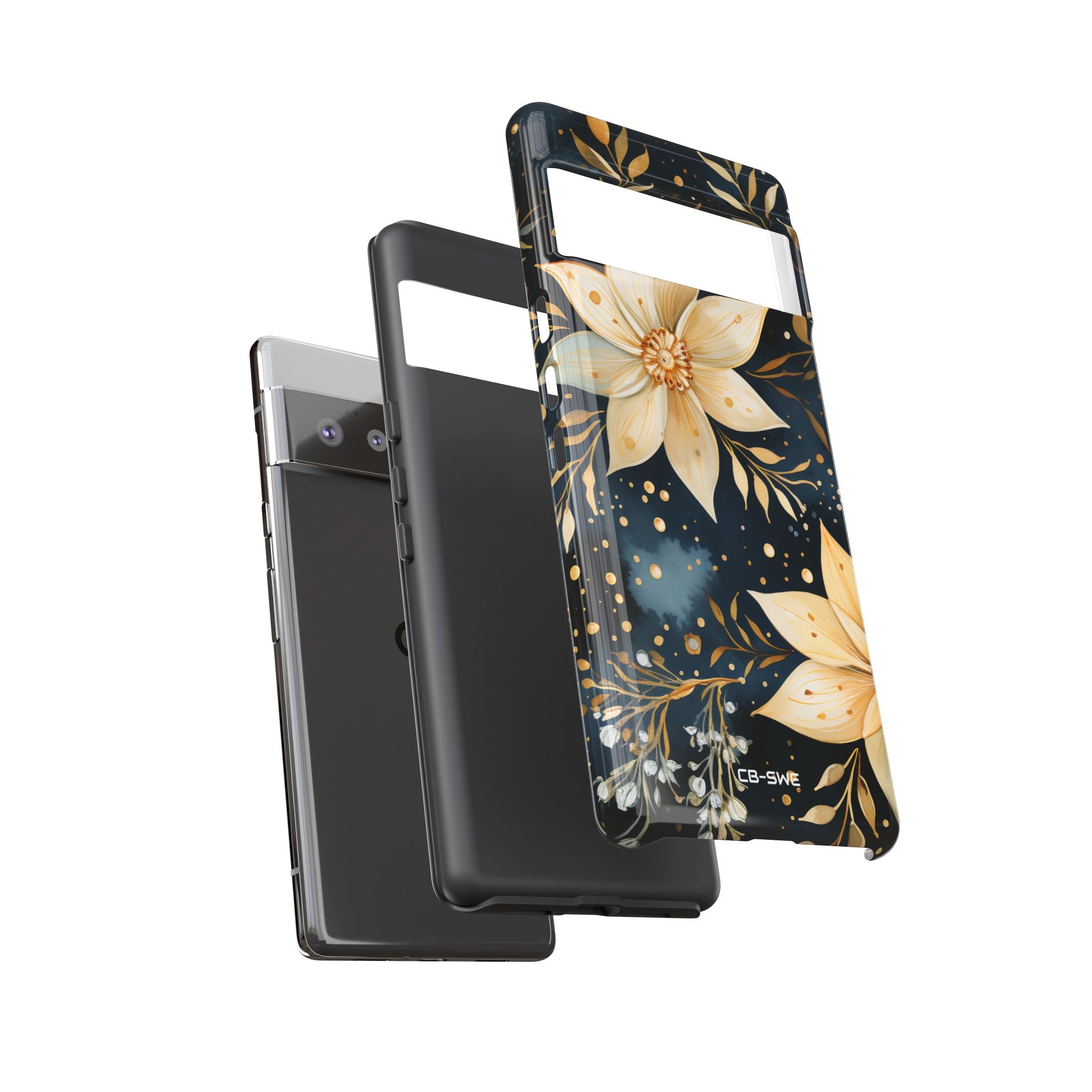 Floral Elegance Flourishes - Google Pixel Case