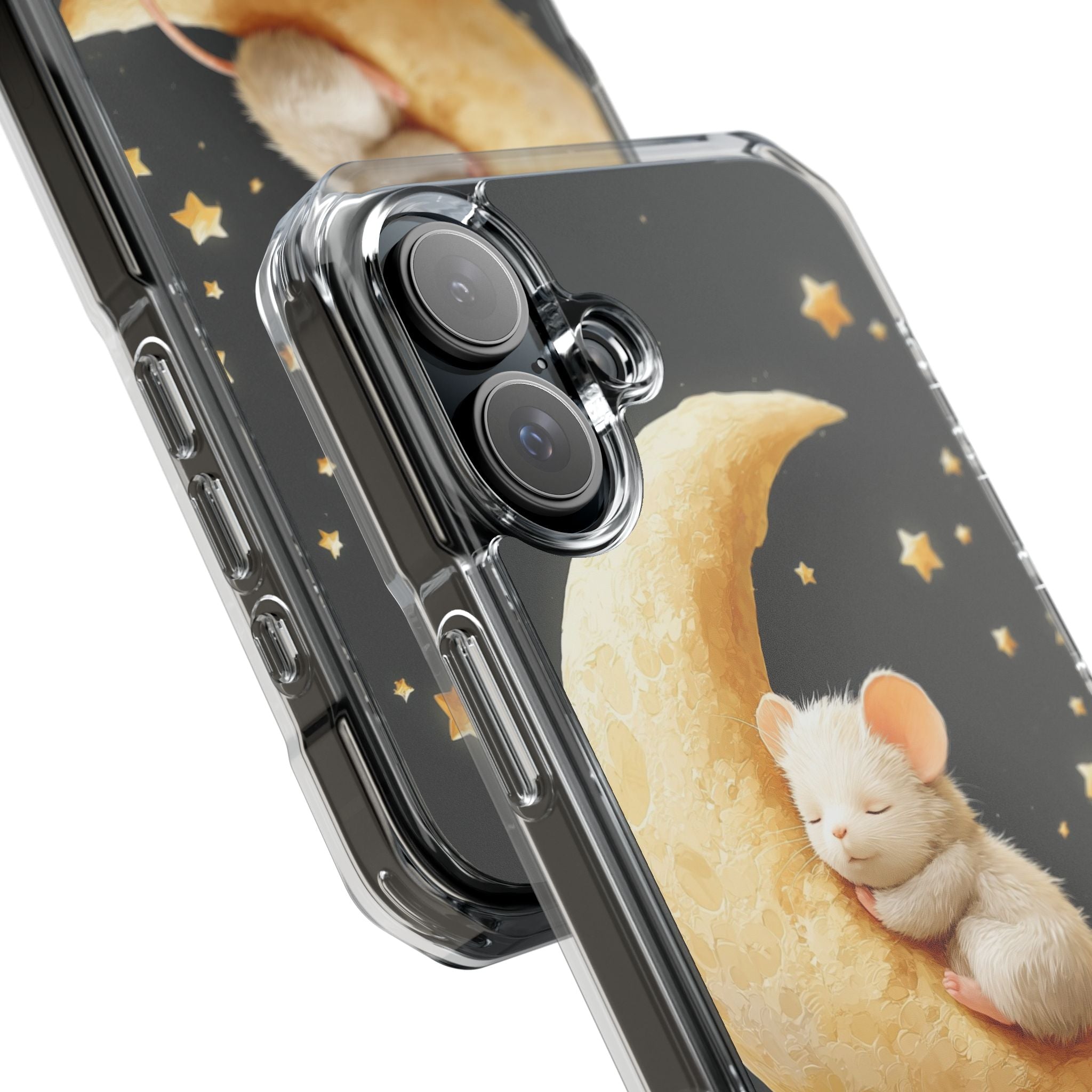 Moon Cradles Mouse iPhone Case - Impact