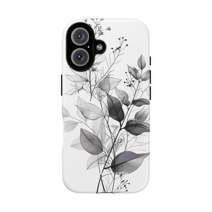 Botanical Line Harmony iPhone 16 - Tough Phone Case