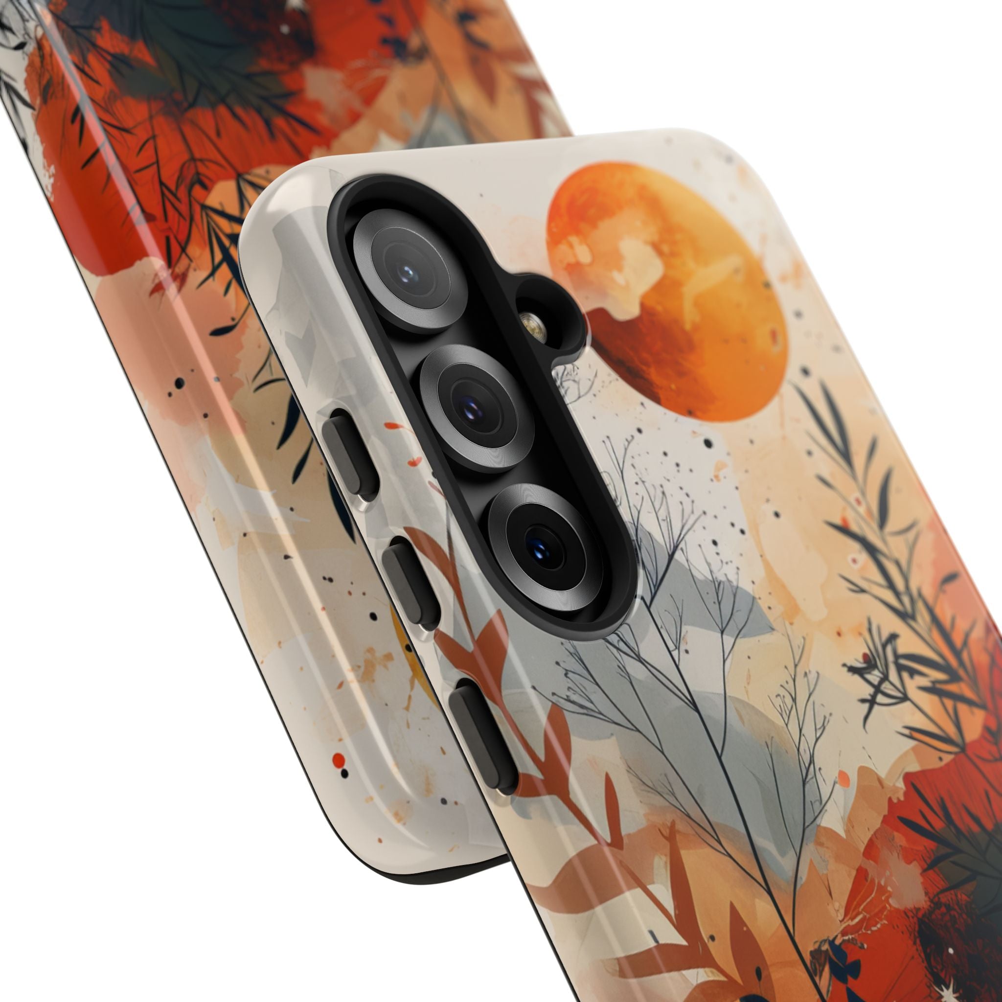 Orange Solstice Samsung S25 Plus Case - Tough
