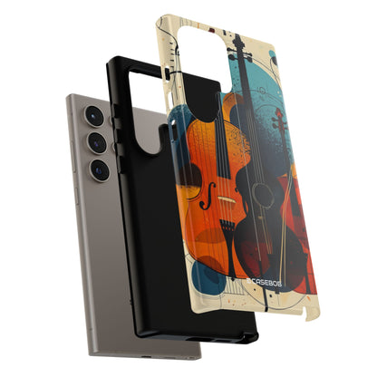 Vibrant Symphony: Abstract Music Art - For Samsung S24