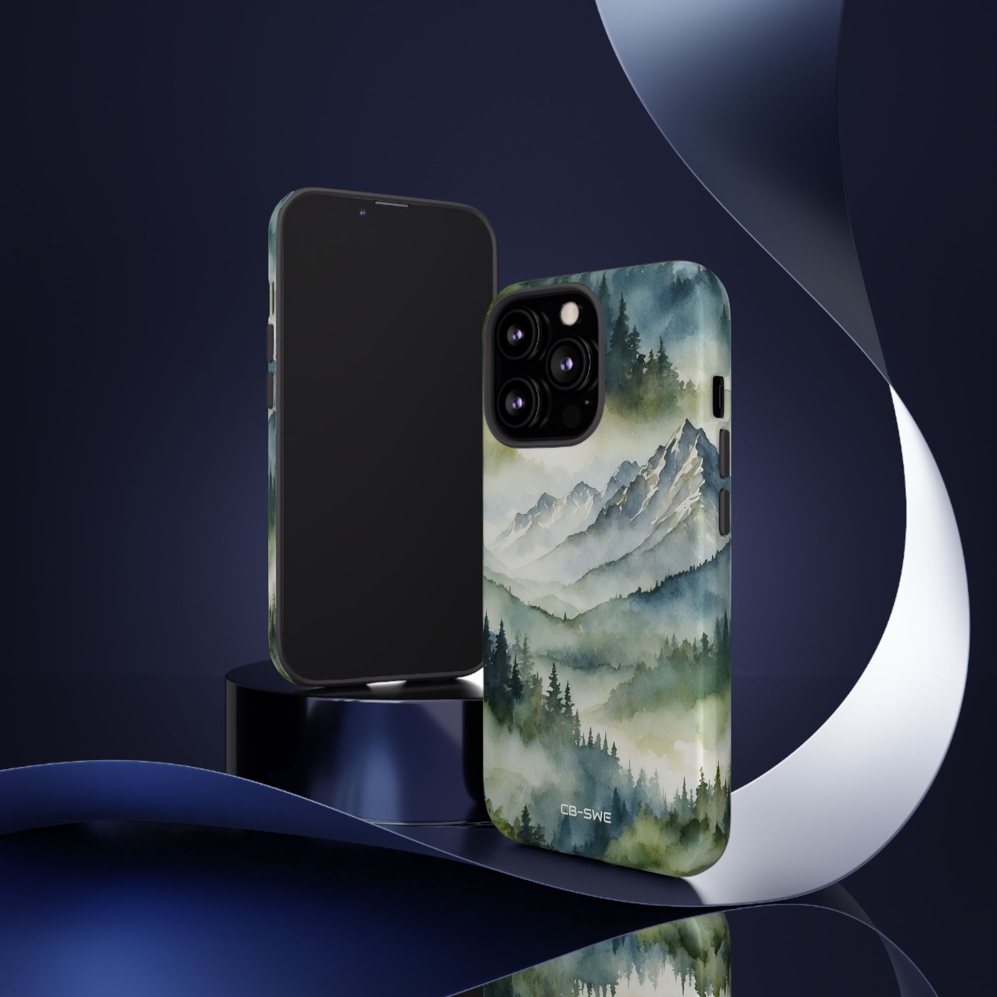 Misty Peaks Emerge - iPhone Case