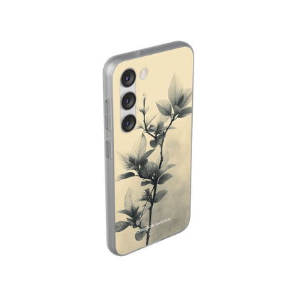 Beige Branch Art - Flexi Samsung S23 Phone Case