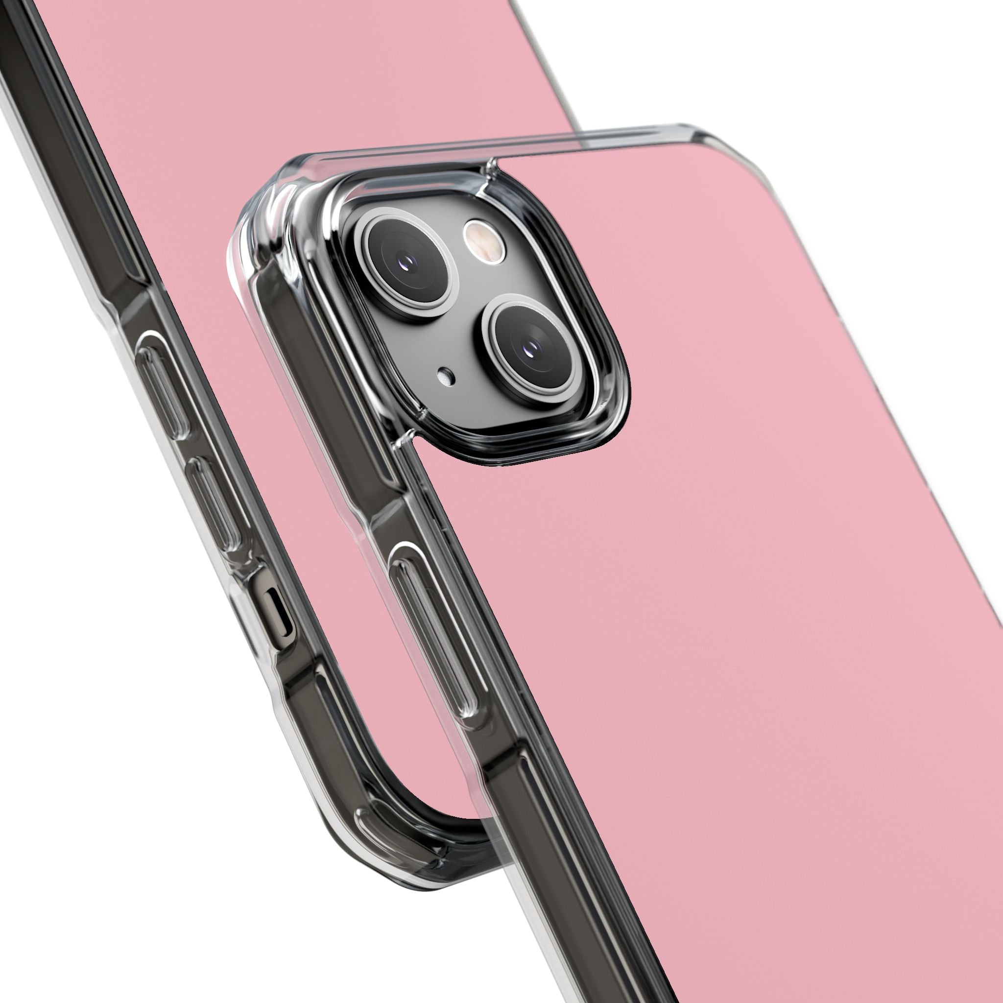 Pink Color - Clear Impact Case for iPhone