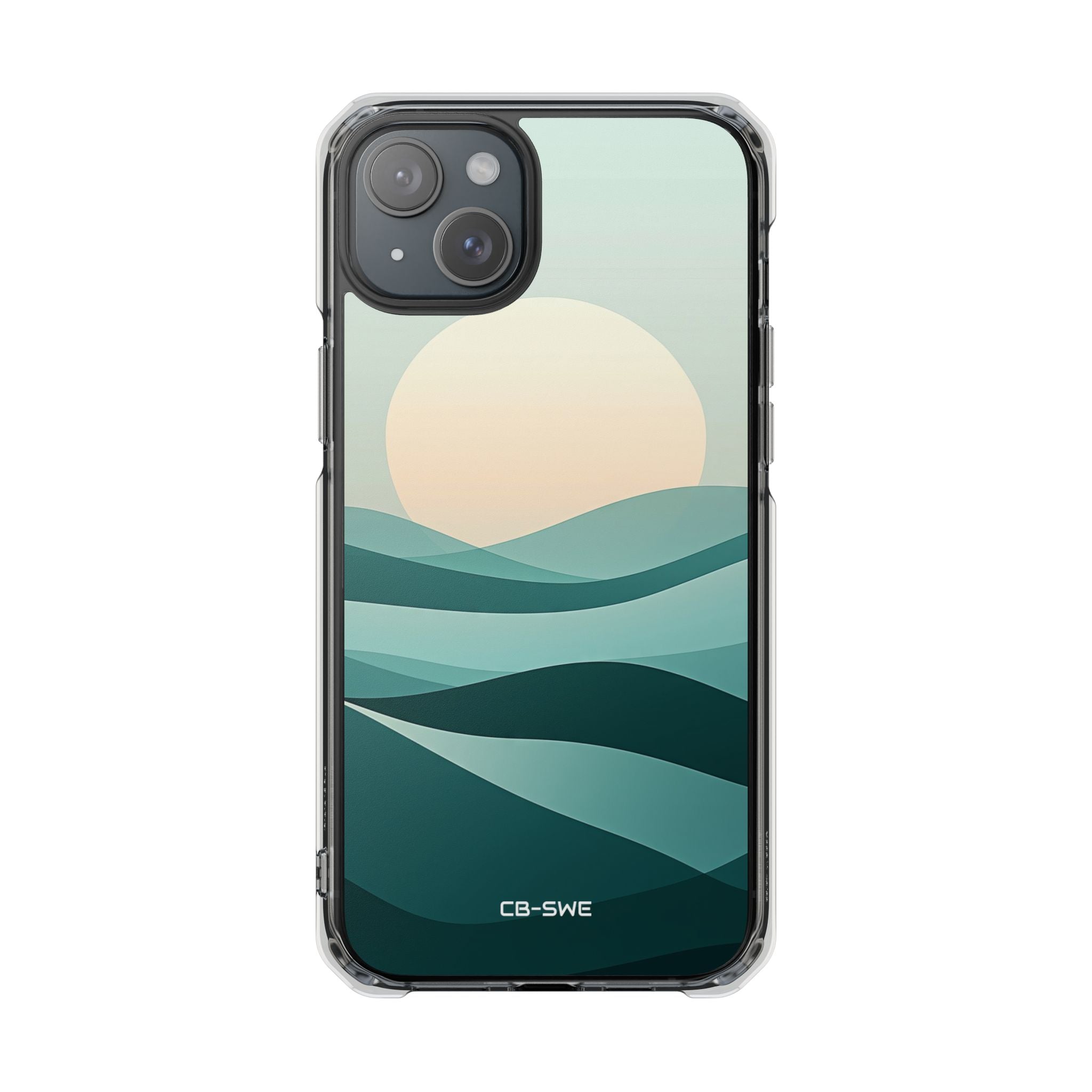 Fluid Harmony Waves iPhone Case - Impact