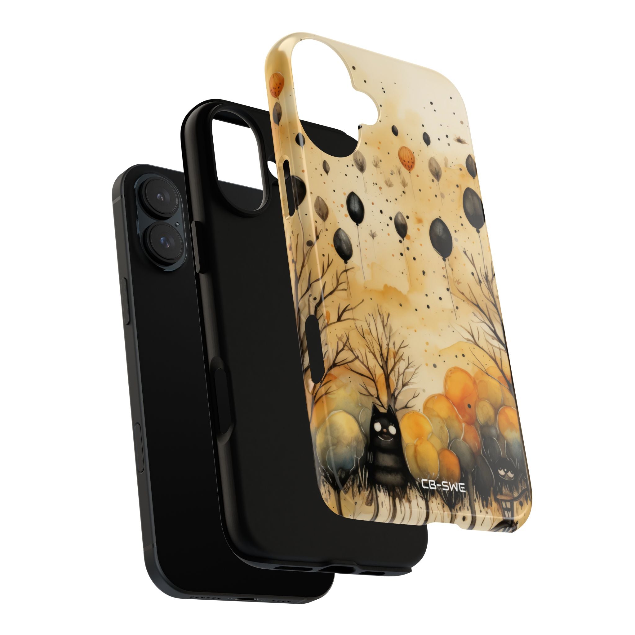Balloons Drift Skyward - iPhone Case