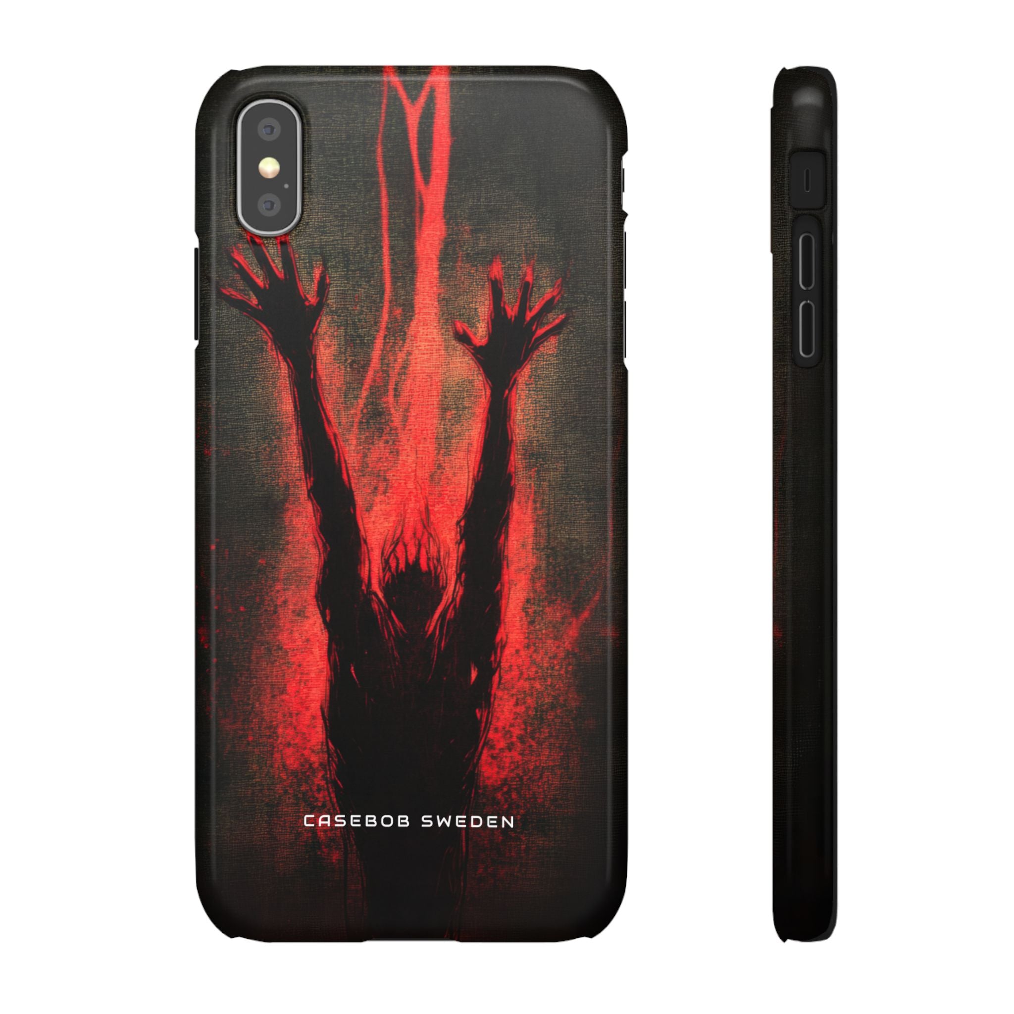 Gothic Crimson Ascension  iPhone X - Slim Phone Case