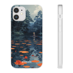 Tranquil Lotus Serenity | Flexible Phone Case for iPhone