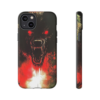 Bloodmoon Wolf's Lament iPhone 14 - Tough Phone Case