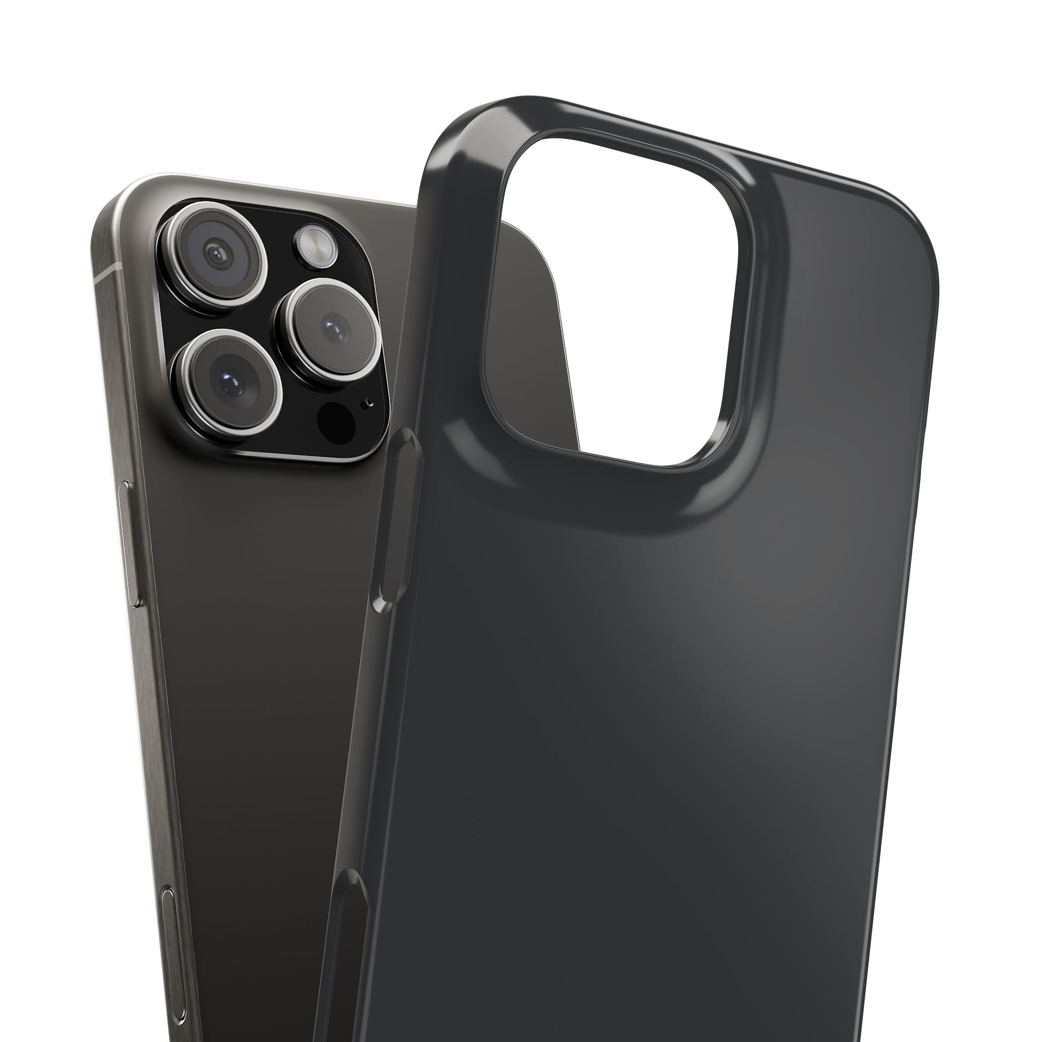 Graphite Black - Slim iPhone 16 Phone Case