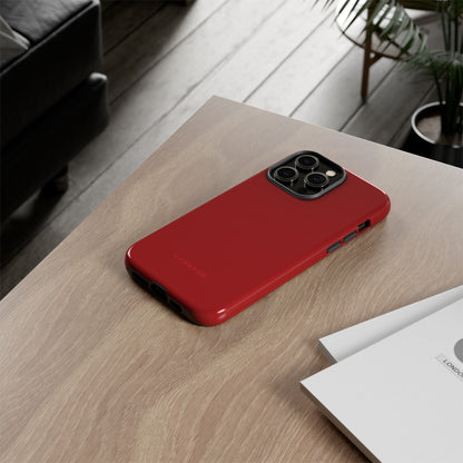 Carnelian Red - Protective Phone Case