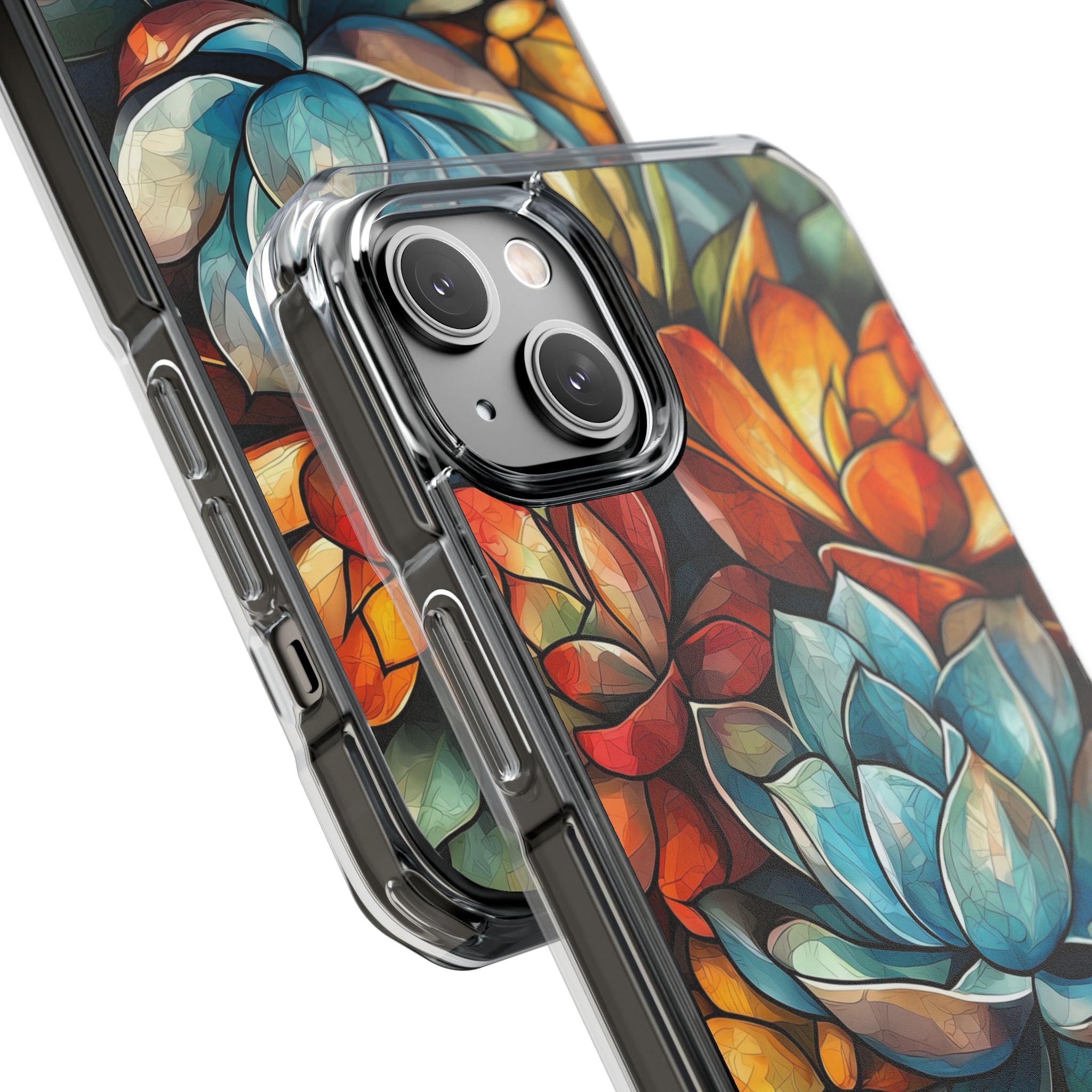 Vibrant Succulent Garden iPhone Case - Impact