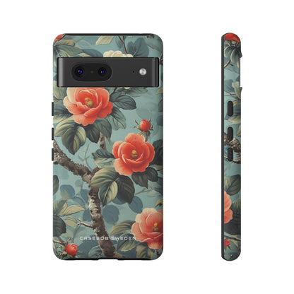 Vintage Floral Romance Google Pixel 7 - Tough Phone Case