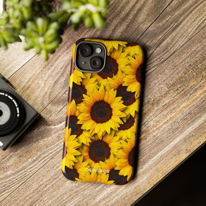Sunflower Glow iPhone 15 Plus Case - Tough