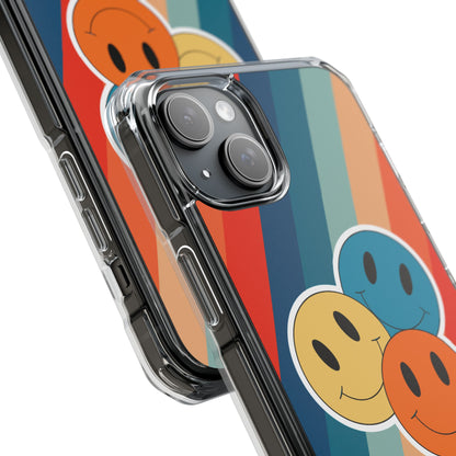Retro Smiley Harmony iPhone Case - Impact