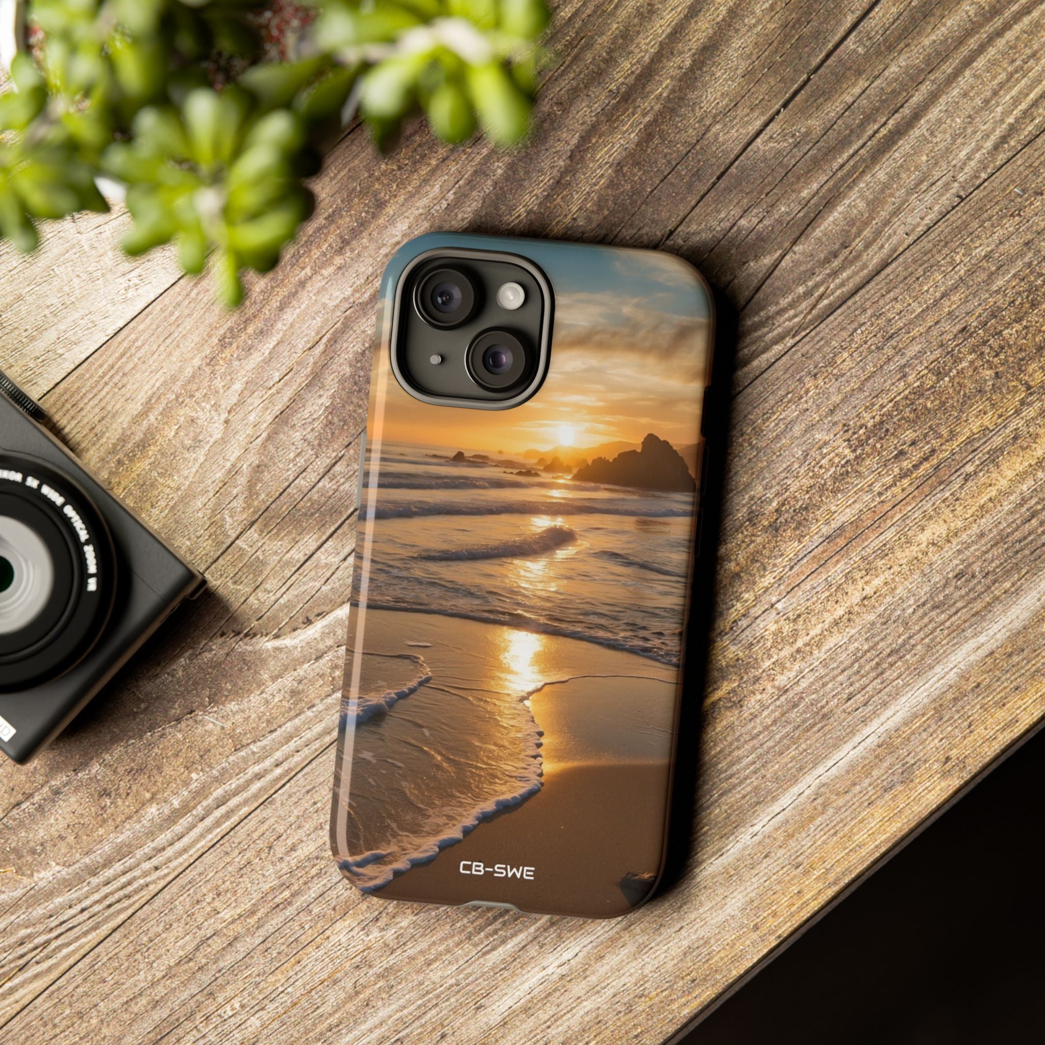 Waves Embrace Shore - iPhone Case