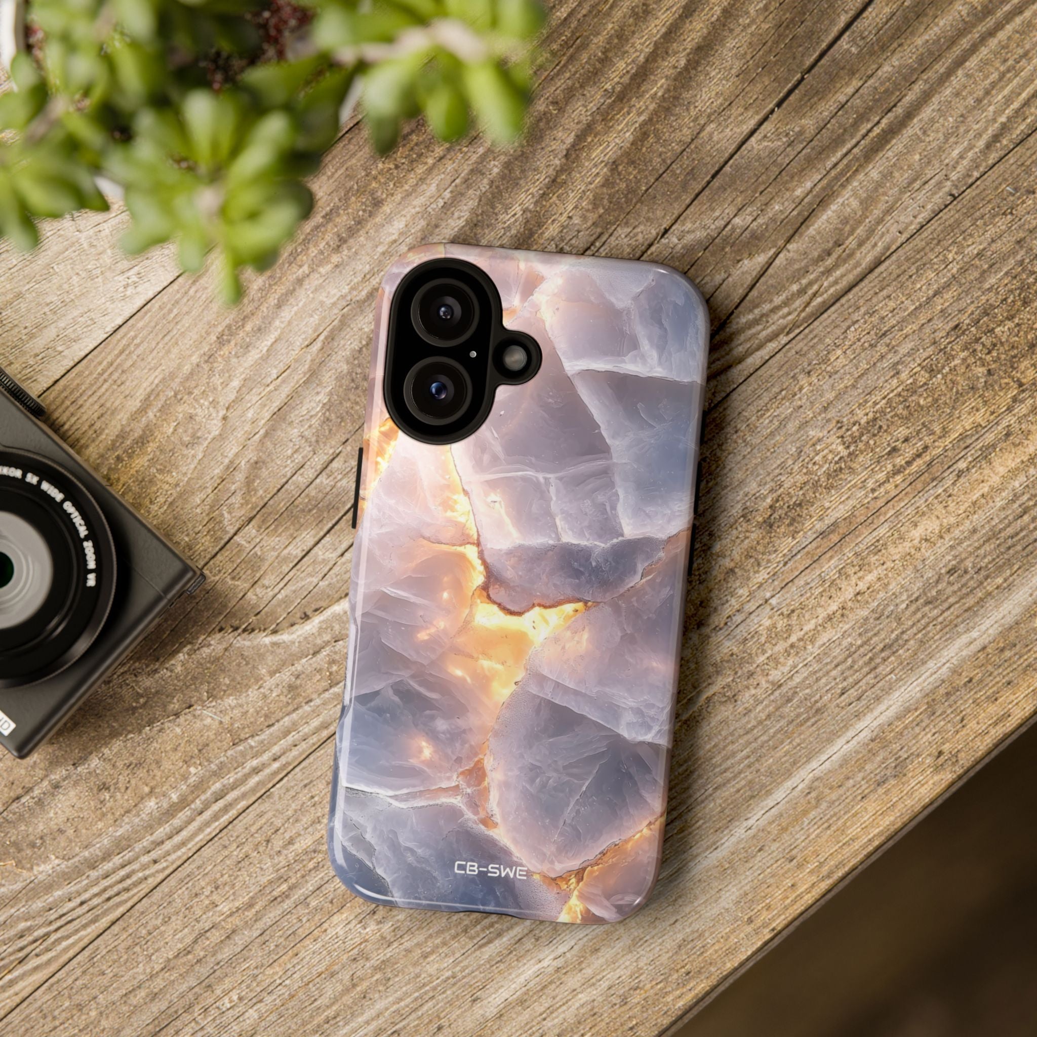 Glowing Stone Fragments - iPhone Case